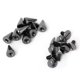 thumbnail image 3 of Punta De Bala Remache De Bala Punta Remache De Punta 50pcs 7x10mm Bullet Spikes Punk Remaches Leathercraft Studs DIY Ropa Decoración Pistola Color YLSHRF Bullet Stud, 3 of 8