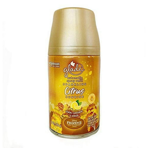 Glade Automatic Spray Refill Sparkling Citrus Sunrise Air Freshener Refills, 6.2 Ounce