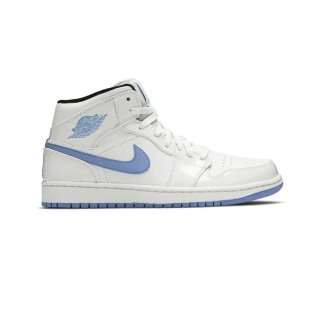 Ni - ke NEW Jordan 1 Mid Legend Blue Powder UNC Carolina Retro RARE 554724-127 Size 12