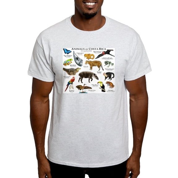 CafePress - Costa Rica Animals Light T Shirt - Men's Classic Graphic T-Shirt