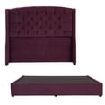 thumbnail image 1 of Box Base Cama King Size+Cabecera Sitka Morado, 1 of 8