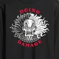 thumbnail image 3 of Disney Villains - Doing Damage Cruella - Men's Long Sleeve T-Shirt, 3 of 5