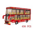 thumbnail image 1 of Bloques de construcción de autobuses de la ciudad británica Londres juguetes de bloques de construcción para niños kaili Sencillez, 1 of 5