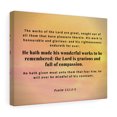 thumbnail image 4 of Scripture Walls Psalm 111:2-5 Wonderful Works Bible Verse Canvas Christian Wall Art Ready to Hang Unframed, 4 of 12