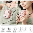 thumbnail image 2 of Portable Neck Fan, Handheld Mini Fan Small Personal Fan, Hand Held Fan USB Rechargeable Eyelash Fan for Kids Girls Boys Woman Man Home Outdoor T, 2 of 5