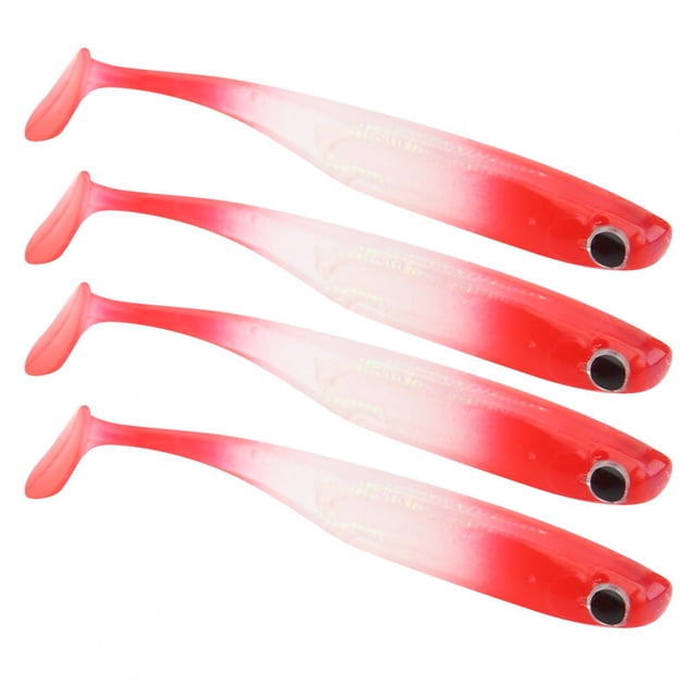 Aparejos De Pesca, Cebo De Señuelo De Cola En T, Cebo De Señuelo De Simulación Suave, TPR 100 Mm Para Pesca Nocturna De Peces Grandes