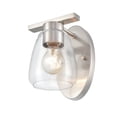 thumbnail image 4 of Millennium Lighting  Ashford 1 Light Metal Wall Sconce in Multiple Finishes with Clear Glass Shade Brushed Nickel Nickel Brushed, 4 of 5