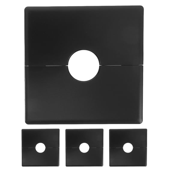 MERRYHAPY 4Pcs Detachable Black Wall Plate Covers for Outlet and Switch Protection