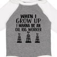 thumbnail image 4 of Inktastic Future Oil Rig Worker Boys or Girls Long Sleeve Baby Bodysuit, 4 of 5