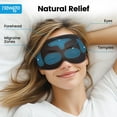 thumbnail image 2 of Máscara de ojos en gel refrescante NEWGO 3D Soft Cold Eye Mask negra, 2 of 7