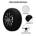 thumbnail image 4 of 16'' Dream Evening Sunset Tire Cover, Universal Spare Wheel Covers, Dust-Proof, Water-Proof, Sun-Proof and Corrosion-Proof, 4 of 9