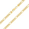 thumbnail image 3 of 14K Yellow Gold Filled 5.2mm Figaro Chain with Lobster Clasp - 20 Inch, 3 of 6