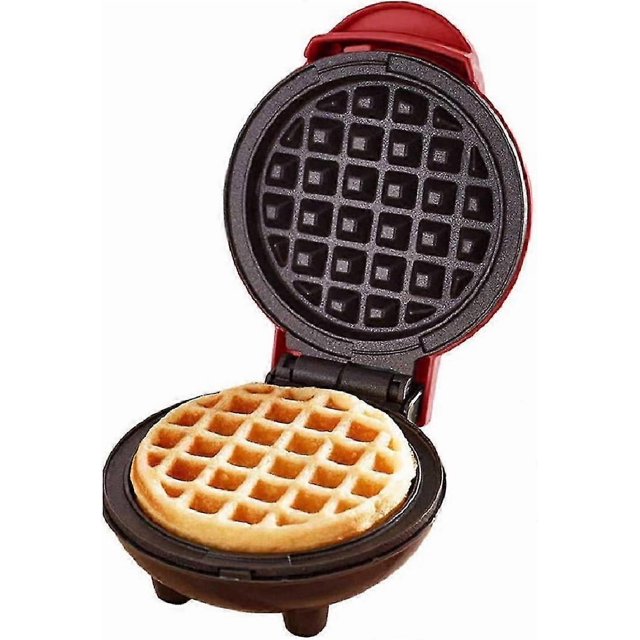 Mini Waffle Maker Non-stick Electric Panini Pancakes Quick Breakfast Lunch Snacks Mini