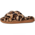 thumbnail image 2 of Alpine Swiss Women Fuzzy Fluffy Faux Fur Slippers Memory Foam Indoor House Shoes, 2 of 7
