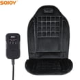 thumbnail image 2 of Sojoy Warm Plush Car Seat Cover with Smart Temperature and Timing Switch for Cold Days (Black), 2 of 9
