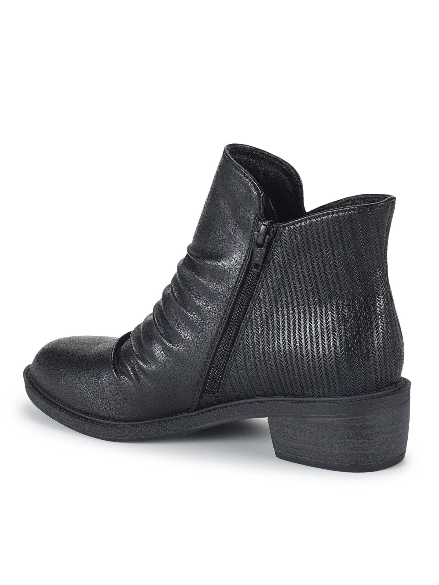 WearEver Women's Ruched Ankle Boots