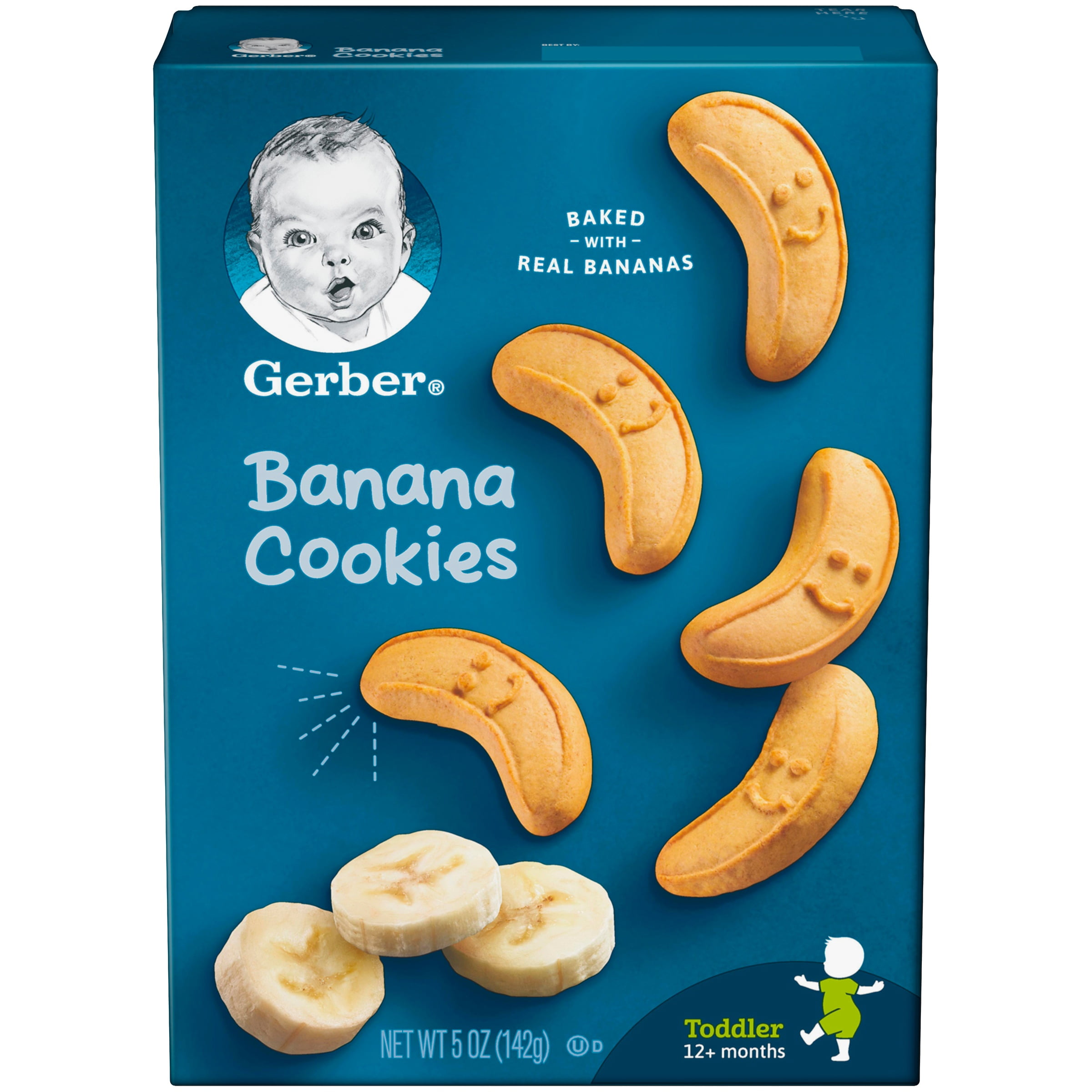 Gerber Banana Cookies, 5 oz.