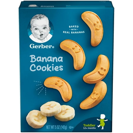 Gerber Banana Cookies, 5 oz.