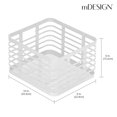 thumbnail image 2 of mDesign Steel Organizer Matte White (25941), 2 of 6