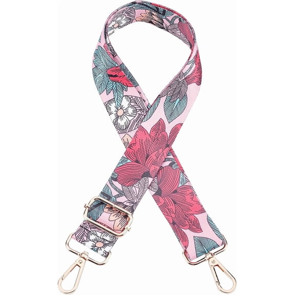 Wide Shoulder Bag Strap Replacement 28.7inch Adjustable Purse Strap Belt Guitar Style Strap Handbags Crossbody Strap Canvas Bag Strap Jacquard Woven Bag Messenger Bag Camera Strap DIY