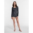 thumbnail image 2 of Peanuts Snoopy Women's and Women's Plus X Ray One Piece Sleep Romper, Sizes XS-2X, 2 of 5