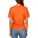 thumbnail image 4 of Xuyuer Women's Twist Fashion Casual Solid Color Short Sleeve T Shirts Tops Round Neck Twist Hem Casual Workout T-Shirts, 4 of 8