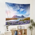 thumbnail image 3 of PBOBRIICH Mountain Lake Tapestry Idyllic Scenery Tapestry for Bedroom Lavender Tapestry Wall Hanging for Room,50Wx60L, 3 of 5
