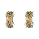 thumbnail image 3 of Adorno de corona de escalera Ehuebsd decoración navideña para puerta y ventana dorado 2 uds, 3 of 3