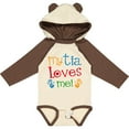 thumbnail image 3 of Inktastic My Tia Loves Me Boys or Girls Long Sleeve Baby Bodysuit, 3 of 5