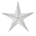 thumbnail image 3 of VHC Brands Patriotic Faceted Metal Star White Wall Hanging 24x24, Independence Day Decor, American Star Design, Distressed Appearance Metal Wall Hanging, Star Shape, Country, Matte White, 3 of 6