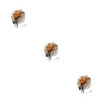 thumbnail image 4 of Qarigey Vintage Women Plume Fascinator Mesh Velo Clip Horquilla Flor Headwear Club Caballo Carreras Eventos Iglesia Negro + naranja Type1 NO1, 4 of 6