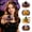 4 Pack丨ABCD, variant on zhonghuaying 1 Pack Halloween Die-Cut Acrylic Hanging Plaque Pumpkin Themed Printed Flat Ornament Indoor Seasonal Suspending Arranging Accessory A