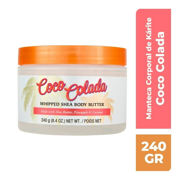 Crema corporal Tree Hut humectante de coco colada 240 g