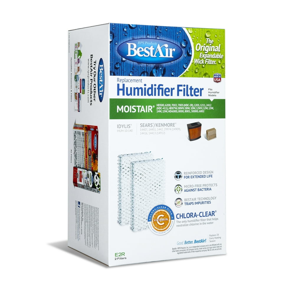 BestAir E2R Humidifier Replacement Wick Humidifier Filter for Emerson