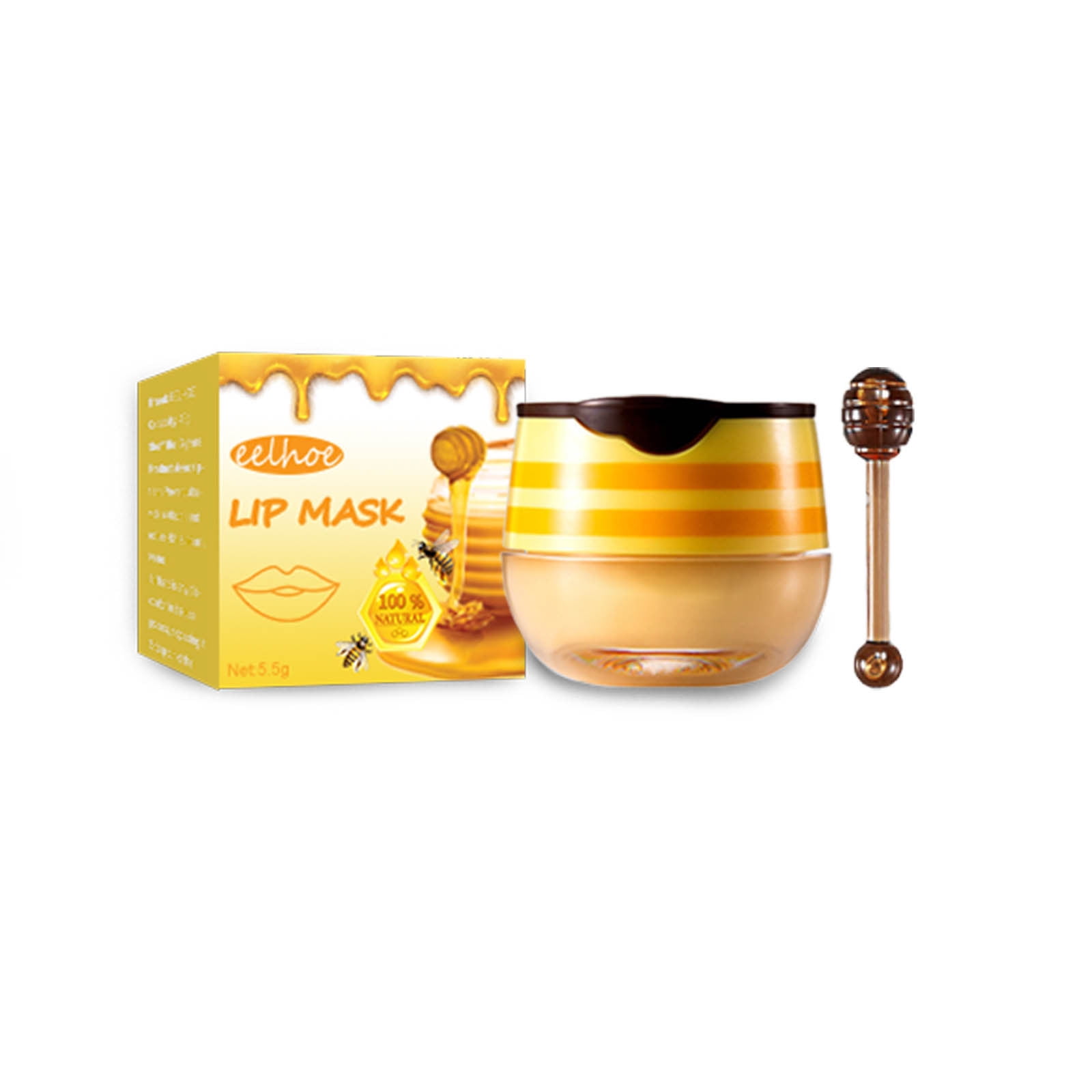Honey Lip Mask Reduces Lip Lines Hydrate & Plump For Dry Chapped Lips