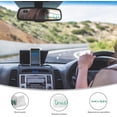 thumbnail image 5 of 2 PCS Trust in God Rearview Mirror Decals, Automotive Vinyl Rear View Mirror Decorative Stickers, Waterproof Trust in God Stickers for Car Truck Laptop, Car Accessories (Green), 5 of 7