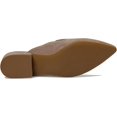 thumbnail image 3 of Cole Haan Piper Irish Coffee Suede Pointed Toe Slip On Classic Mules Shoes (Irish Coffee Suede, 7.5), 3 of 5