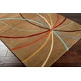 thumbnail image 3 of Mark&Day Wool Rugs, 4ft Round Falher Modern Tan Area Rug, Brown Carpet for Living Room, Bedroom or Kitchen (4' Round), 3 of 4
