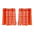 thumbnail image 1 of Niveles De Cenefa Transparente De Ventana Sunnimix Voile Naranja 74x90cm, 1 of 8