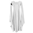 thumbnail image 2 of Disfraces de Halloween para mujer, vestidos medievales góticos retro, vestidos de manga larga de color sólido, disfraz de Halloween para mujer, 2 of 4