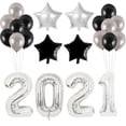 thumbnail image 1 of Agiferg 2021 New Year Party Digital Combination Latex Decoration Set, 1 of 4
