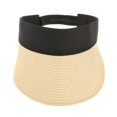 thumbnail image 2 of Sombrero de paja sombrero de visera para mujer sombrero de playa de verano para mujer sombreros de sol gorras de visera para exterior gorra de playa - Beige Macarena Sombrero de paja al borde ancho, 2 of 8