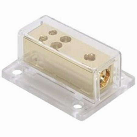 The Best Connection 7785F Gold Rectangular Distribution Block 1