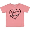 thumbnail image 3 of Inktastic I Love My Auntie in Black Chalk Heart Boys or Girls Baby T-Shirt, 3 of 5