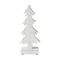 thumbnail image 2 of VHC Brands Christmas Evergreens White Wooden Figurine 12.75x5.5x2, 2 of 3