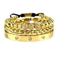 thumbnail image 2 of Pulsera de cuerda , accesorio de joyería, ancho de 8mm, pulsera tejida para mujer Dorado Fernando Pulsera trenzada, 2 of 8