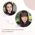 thumbnail image 5 of Hair Toppers for Women with Bangs 6.5"x6.5" Large Coverage, Realistic Scalp Hairs Pieces for Women with Thinning Hairs Synthetic Hairs Topper Wiglets Add Hair Volume 16inch, 5 of 6