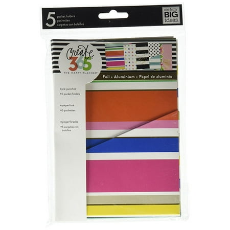 the happy planner mini pocket folders 5 pack walmart com