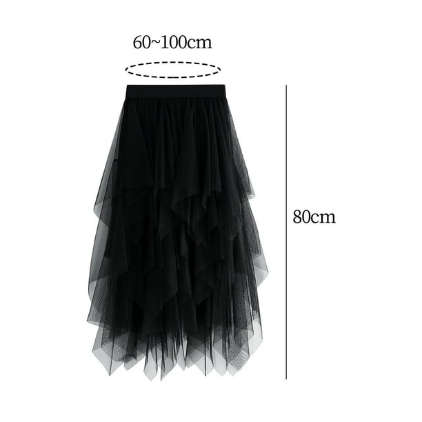 High low tulle skirt 60 2025