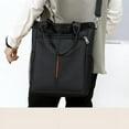 thumbnail image 4 of Laptop Backpack, Briefcases for Men, Black Oxford Fabric Simple Casual Tote Bag with Multiple Pocket and Adjustable Design for Daily Life or Business Trip for Computer for 14 Inc, Small, 4 of 7